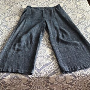 Eileen Fisher Organic Hemp and Cotton Wide Leg Pants